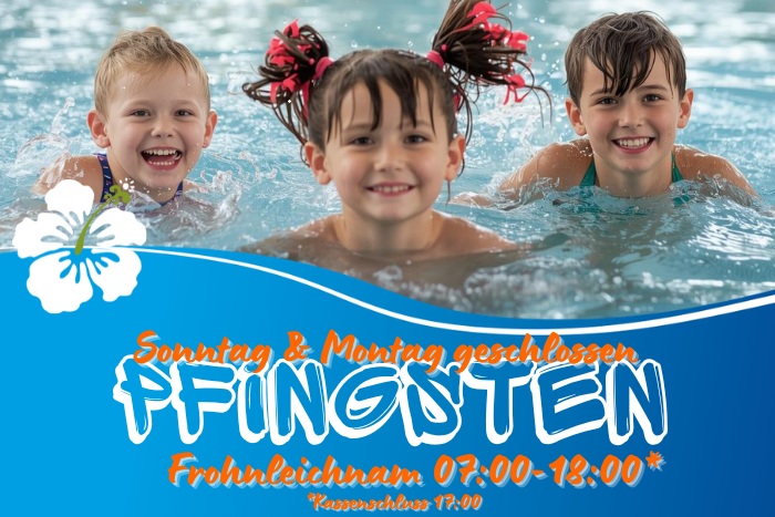 Pfingsten ist geschlossen und am Fronleichnam geöffnet